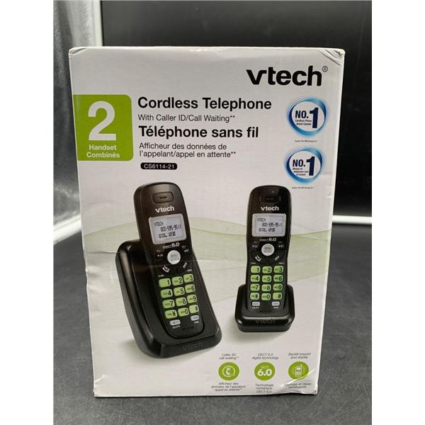 VTech 2-Handset Cordless Phone With Caller ID/Call Waiting
