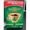 Image 1 : Melitta Natura Bamboo No. 4 Coffee Filters, 80 Count