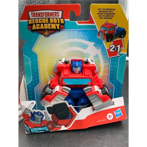 Transformers Rescue Bots Academy Optimus Prime 2-in-1 Figure by Hasbro