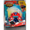 Image 1 : Transformers Rescue Bots Academy Optimus Prime 2-in-1 Figure by Hasbro
