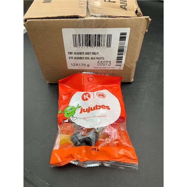 Box of CKF JuJubes Assorted Fruit Candy, 12 Bags