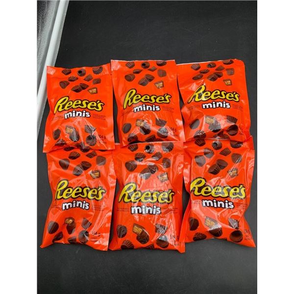 Lot of Six Reese’s Minis 104g Bags