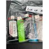 Image 2 : Lot of 10 Bic Mini Sized Disposable Lighters in Assorted Colors