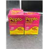 Image 1 : Pepto-Bismol Chewables, 2 Boxes x 12