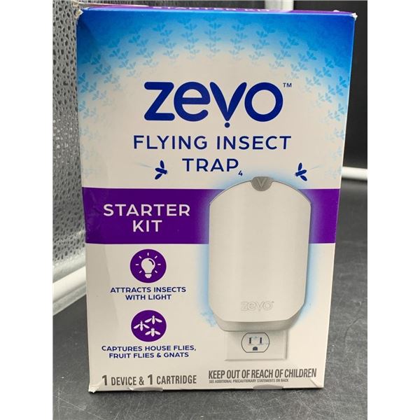 Zevo Flying Insect Trap Starter Kit with 1 Cartridge