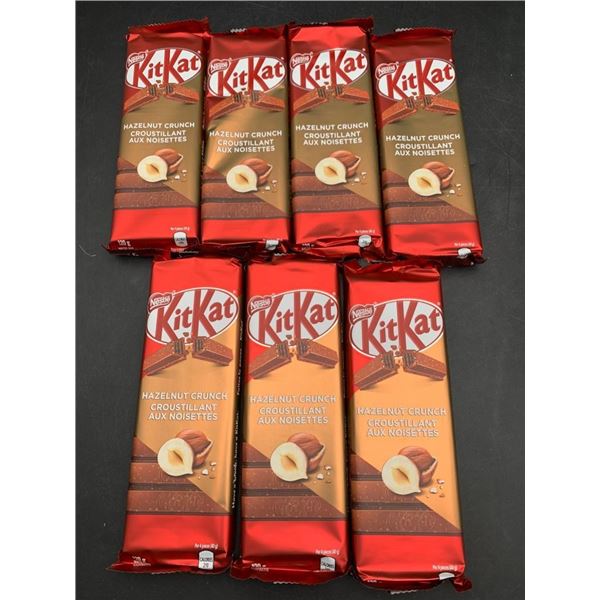 Lot of Six Nestle KitKat Hazelnut Crunch Bars 7 x 120g