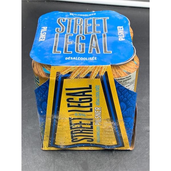 Street Legal Non-Alcoholic Pilsner 4-Pack (473 ml Cans)