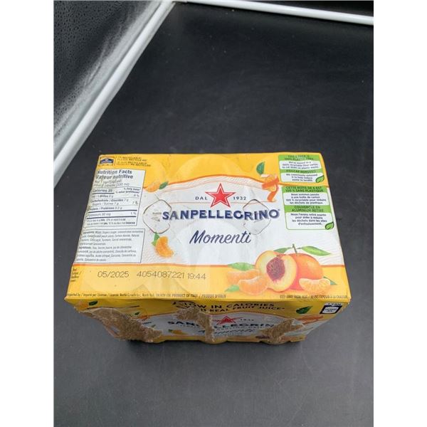 Sanpellegrino Momenti Clementine and Peach 6-Pack 330ml