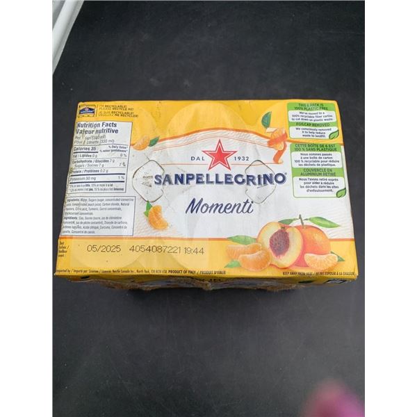 Sanpellegrino Momenti Clementine and Peach 6-Pack 330ml
