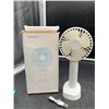 Image 1 : Portable USB Rechargeable Desk Fan with Stand