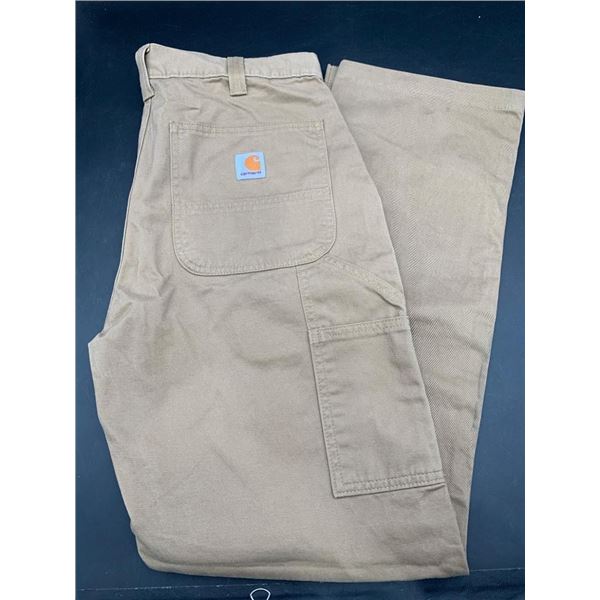 Carhartt Relaxed Fit 34×32 Beige Work Pants