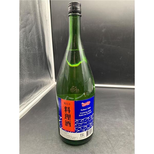 1.5L Shirakiku Salted Cooking Sake Bottle (8% Alc./Vol.)