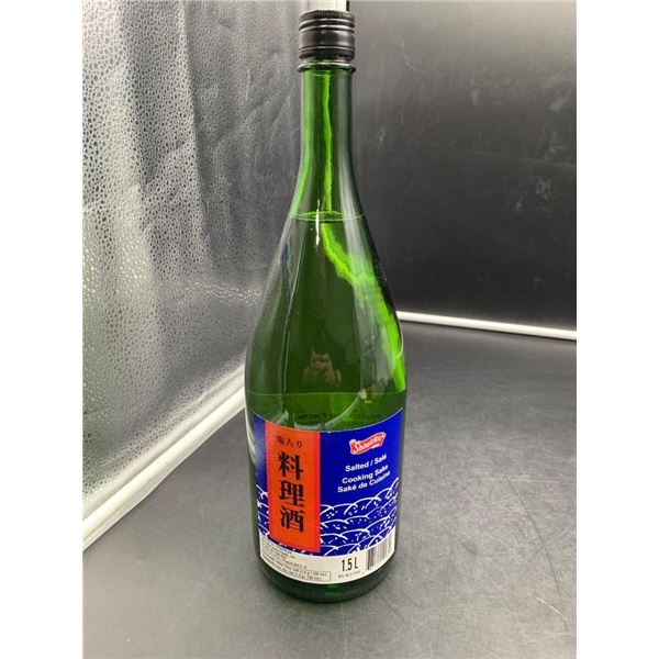 1.5L Shirakiku Salted Cooking Sake Bottle (8% Alc./Vol.)