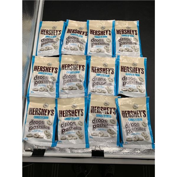 Lot of Hershey’s Cookies ‘N’ Creme Drops Pastilles (12 x 104g)
