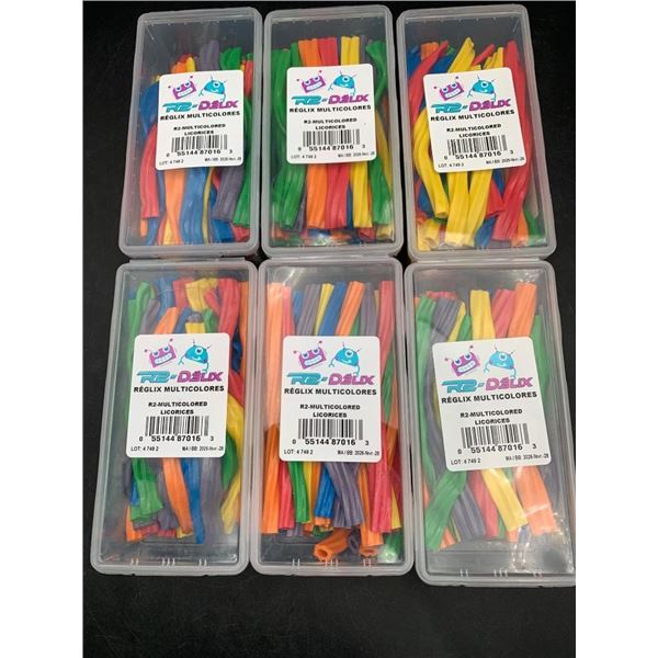 R2-Dulix Multicolored Licorice Set of 6 Packs