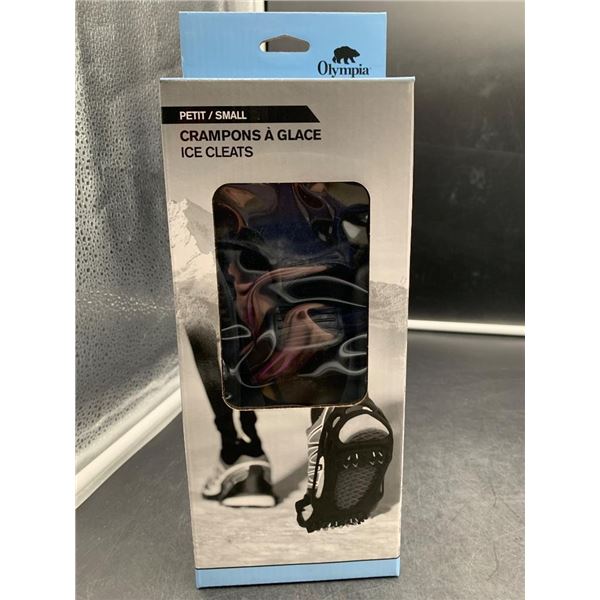 Olympia Ice Cleats in Small, Size 8