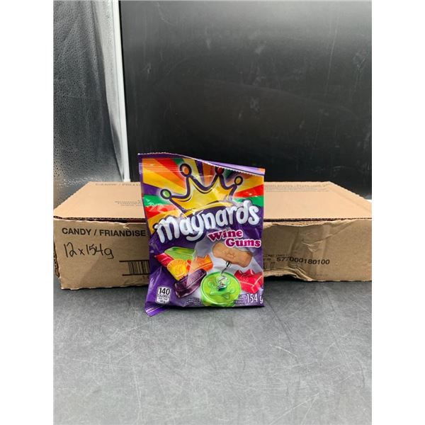 Case of Maynards Wine Gums, 12 Bags x 154 g