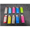Image 1 : Lot of 10 Bic Disposable Lighters in Assorted Colors