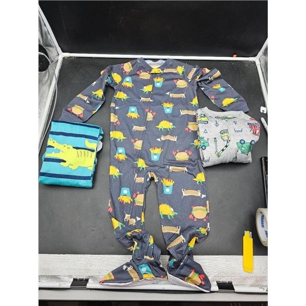 Toddler Pajama Set with Fun Prints – Size 4T