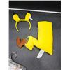 Image 1 : Yellow Character Costume Accessories Set with Headband and Tail