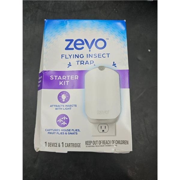 Zevo Flying Insect Trap Starter Kit with 1 Device and 1 Cartridge