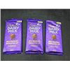 Image 1 : Set of 3 Cadbury Dairy Milk Chocolate Bars, 200g Each