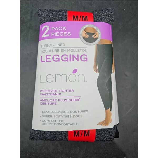 2-Pack Lemon Fleece-Lined Leggings, M/M