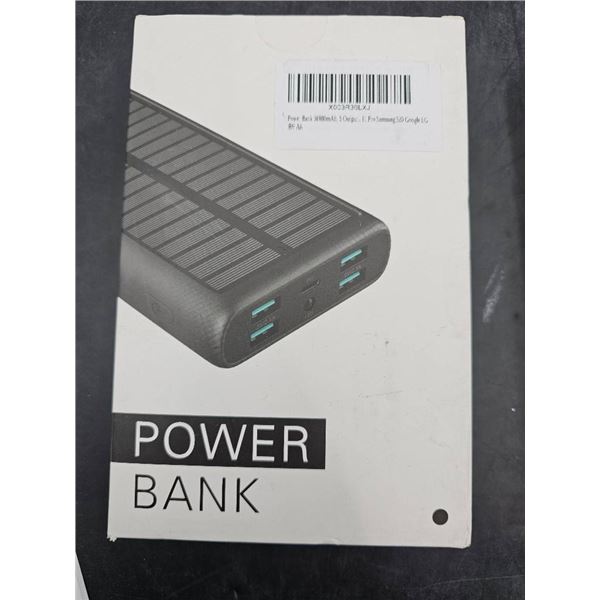 Portable Solar Power Bank with USB Outputs