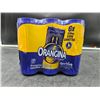 Image 1 : Orangina Sparkling Soft Drink 6-Pack 330ml Cans