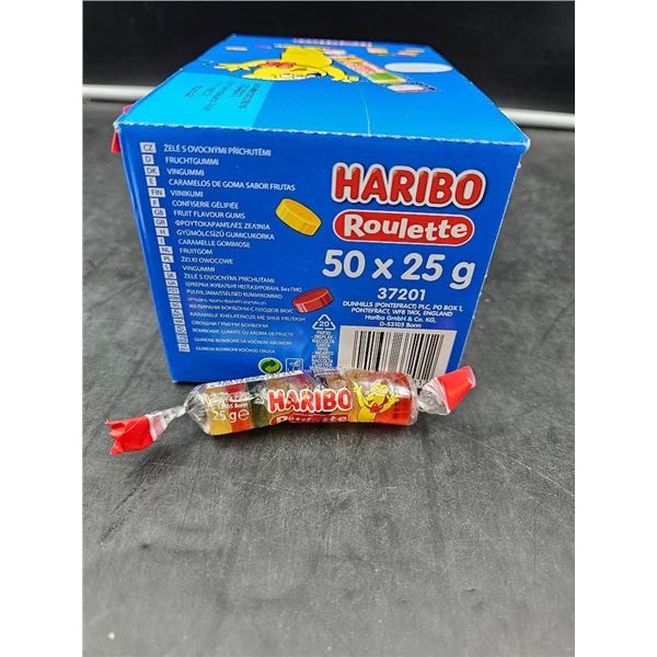 Haribo Roulette Box with 50 Rolls of 25g Each