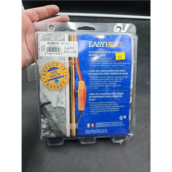 EasyHeat AHB013 Automatic Electric Water Pipe Heating Cable, 3 Feet