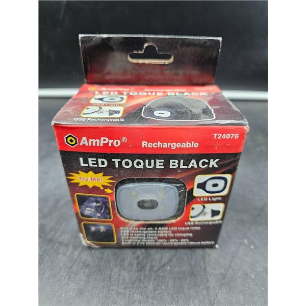AmPro Rechargeable LED Toque in Black