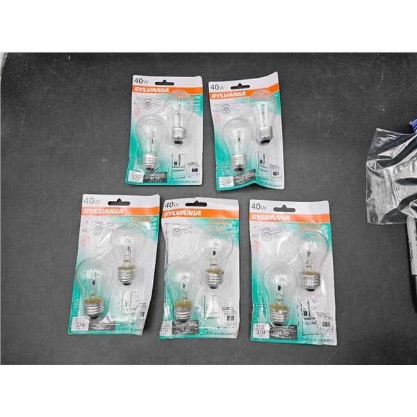 Set of 6 Sylvania 40W A15 Light Bulbs