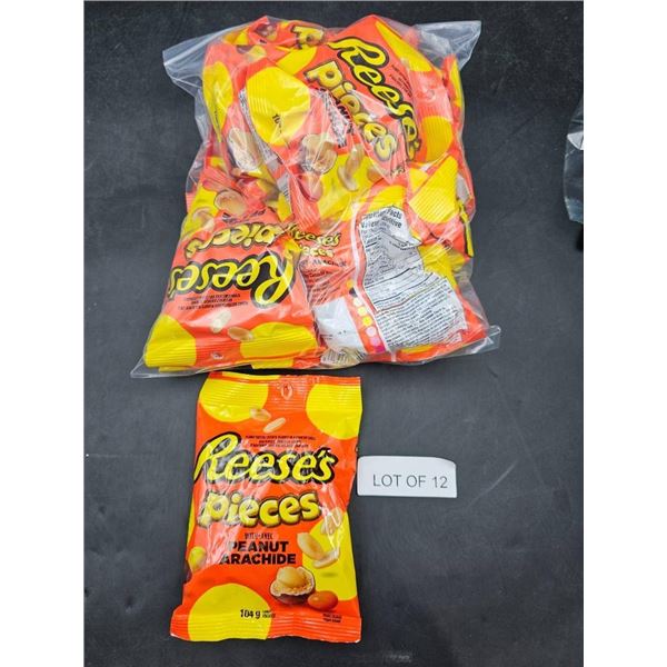 Lot Of 12 Reese’s Pieces Peanut Packs