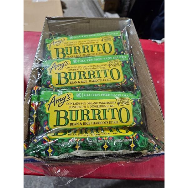 ***FROZEN***Case of Amy’s Gluten-Free Bean & Rice Burritos (Frozen)