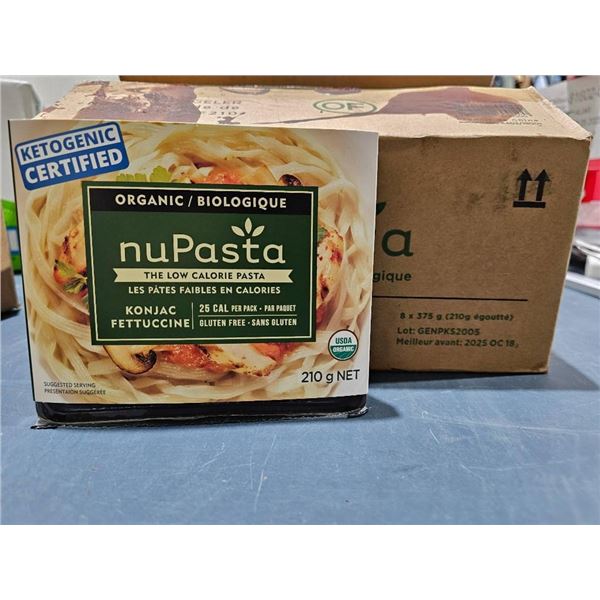 ***FROZEN*** nuPasta Organic Konjac Fettuccine 8x210g Lot