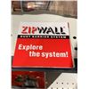 Image 2 : ZipWall 10 ft Dust Barrier System Kit