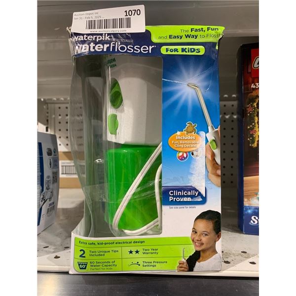 Waterpik Water Flosser for Kids, Model WP-260, Green