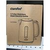 Image 2 : Comfee 1.7 Liter Stainless Steel Electric Kettle, Model CKE171M2BSK