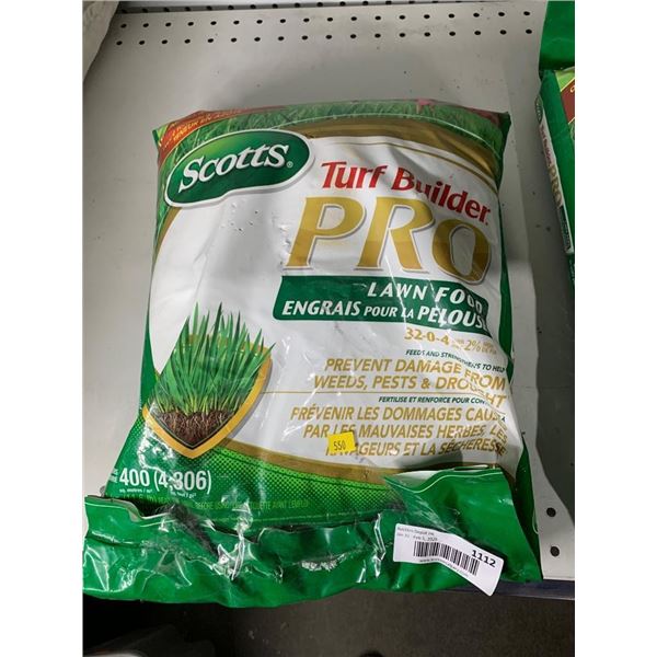 Scotts Turf Builder Pro Lawn Food 32-0-4