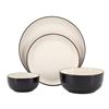 Image 1 : Mikasa Rowan 16-Piece Stoneware Dinnerware Set