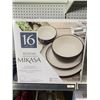 Image 2 : Mikasa Rowan 16-Piece Stoneware Dinnerware Set