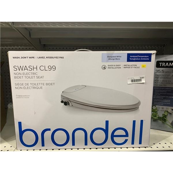 Brondell Swash CL99 Non-Electric Bidet Toilet Seat