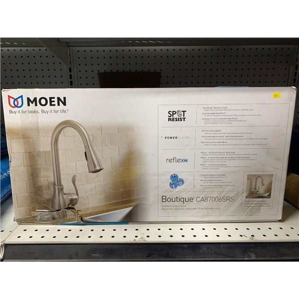 Moen Boutique CA87006SRS Spot Resist Stainless Faucet with Reflex System