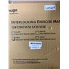 Image 3 : Lot of 4 Interlocking Exercise Mats, 12×12 Inch, Walnut Light