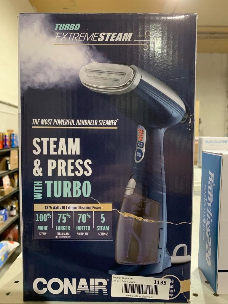 Conair Turbo ExtremeSteam Handheld Garment Steamer With Turbo conair-turbo-extremesteam-handheld-garment-steamer-with-turbo