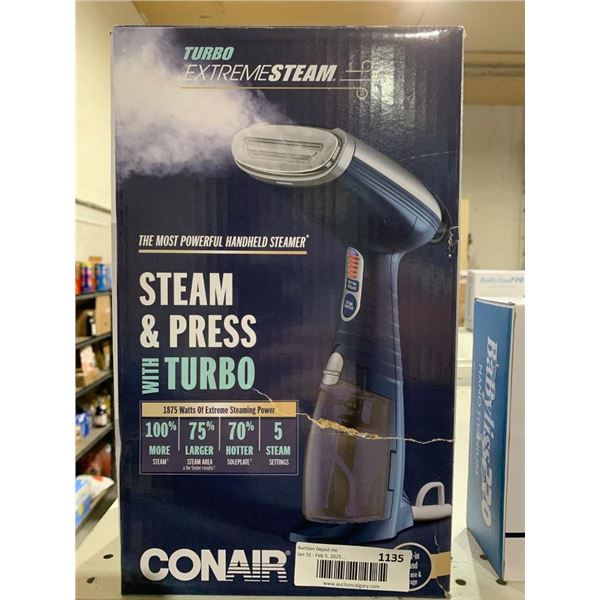 Conair Turbo ExtremeSteam Handheld Garment Steamer with Turbo