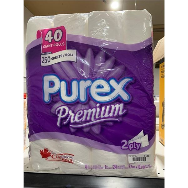 Purex Premium 2-Ply Toilet Paper 40 Giant Rolls