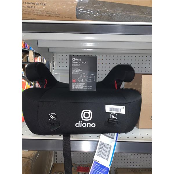 Diono Solana 2 LATCH Backless Booster Seat with Manual