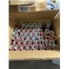 Image 1 : Box of 100 Rolls of Damson Christmas Wrapping Paper